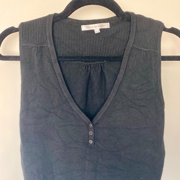 Urban Behaviour Black Knit Tank Top - Picture 3 of 6